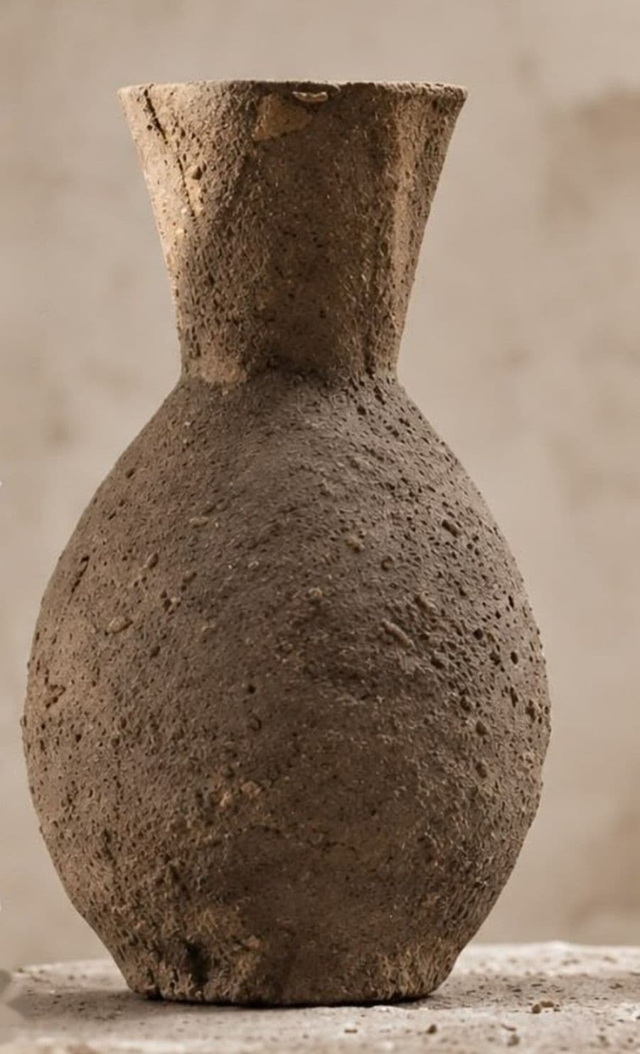Amphora I — Red clay, river burnish
